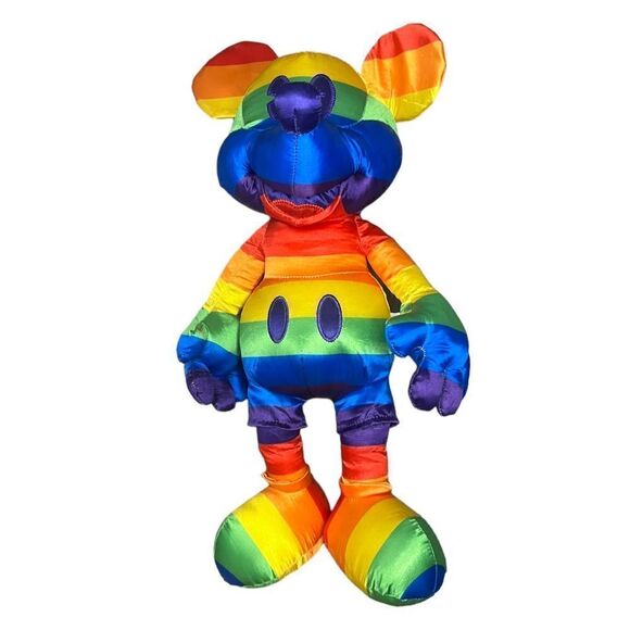 Disney Rainbow Collection 2020 Mickey Mouse Plush - 15” - Picture 1 of 7
